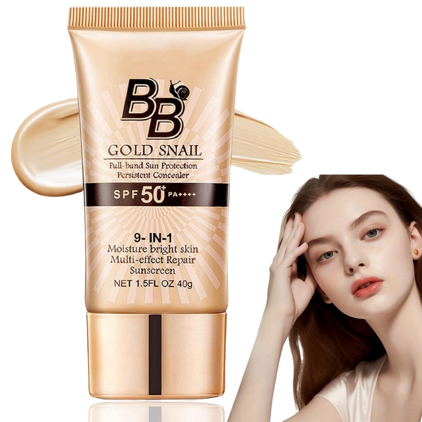 BB Cream Light, Tinted SPF 50 Face Moisturiser, Women's Foundation